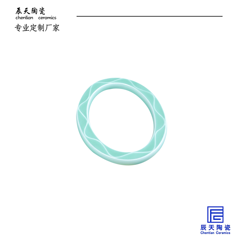 <b>客戶(hù)定制 淺藍(lán)格楞紋陶瓷橢圓相框</b>